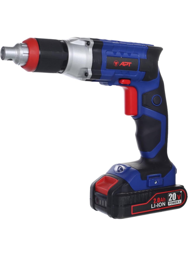 APT DW0700122 Cordless Electric Screwdriver 1/4" 20V 5Nm Torque - Image 1